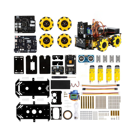 Makerlab ESP32 CAM Mecanum Smart Robot Car Kit (PCB Antenna Version)
