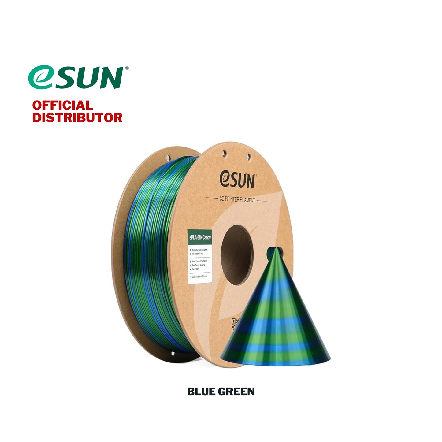 eSUN ePLA-Silk Candy 3D Printer Filament 1.75mm 1KG