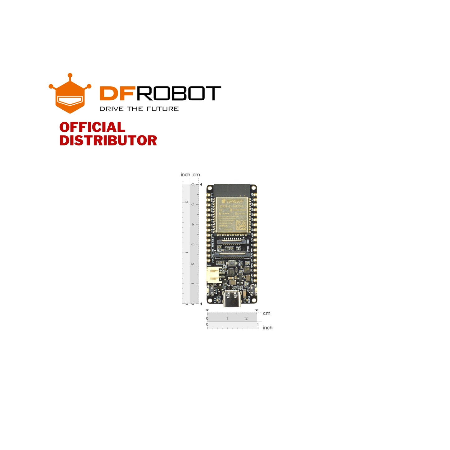 DFRobot FireBeetle 2 Board ESP32-S3 (N16R8) AIoT Microcontroller with Camera (16MB Fl., 8MB PS., Wi-Fi & BT on Board) | DFR0975