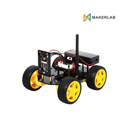Makerlab ESP32 CAM 4WD Smart Robot Car Kit