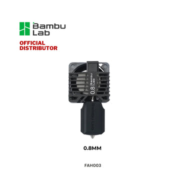 Bambu Lab Complete Hotend Assembly 0.8mm Hardended Steel for X1C 3D Printer