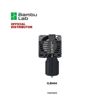 Bambu Lab Complete Hotend Assembly 0.8mm Hardended Steel for X1C 3D Printer