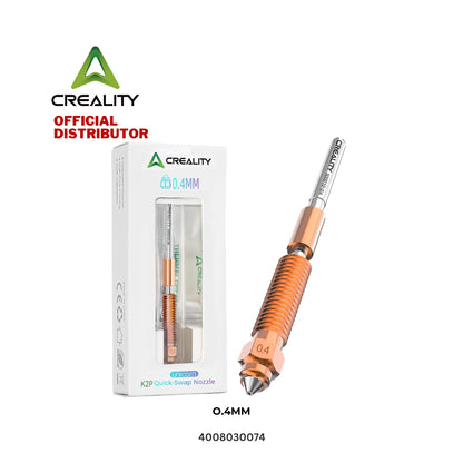 Creality Unicorn K2P Quick-Swap 0.4mm 0.6mm Nozzle for 3D Printer