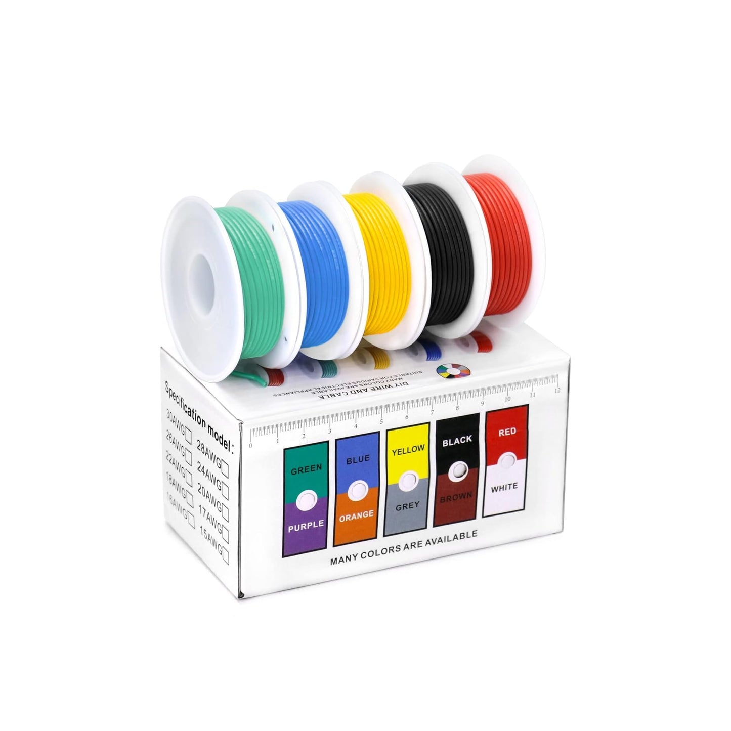 PVC Coated Solid Wire Set (5 colors)