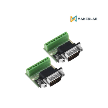 2pcs 9Pin DB9 Solderless Terminal