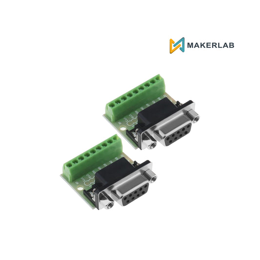 2pcs 9Pin DB9 Solderless Terminal