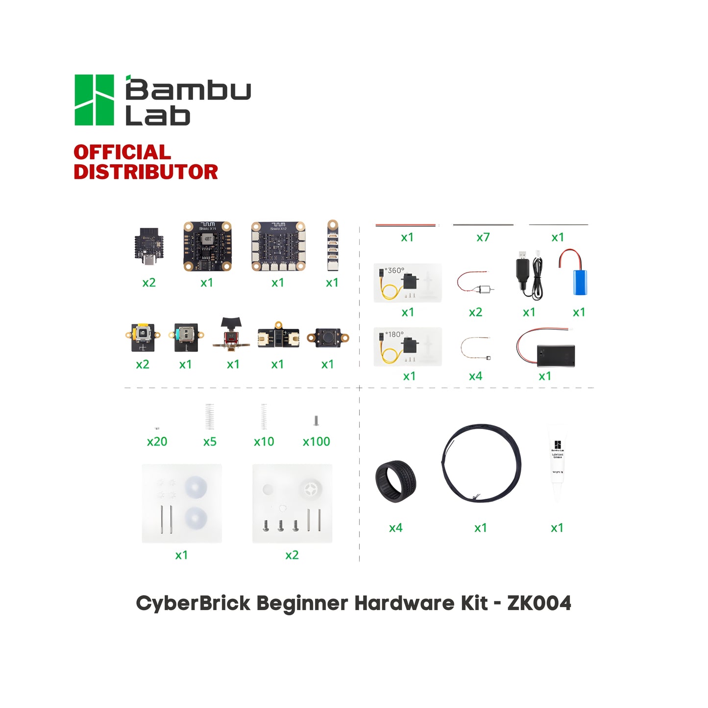 Bambu Lab CyberBrick Ultimate Hardware Kit