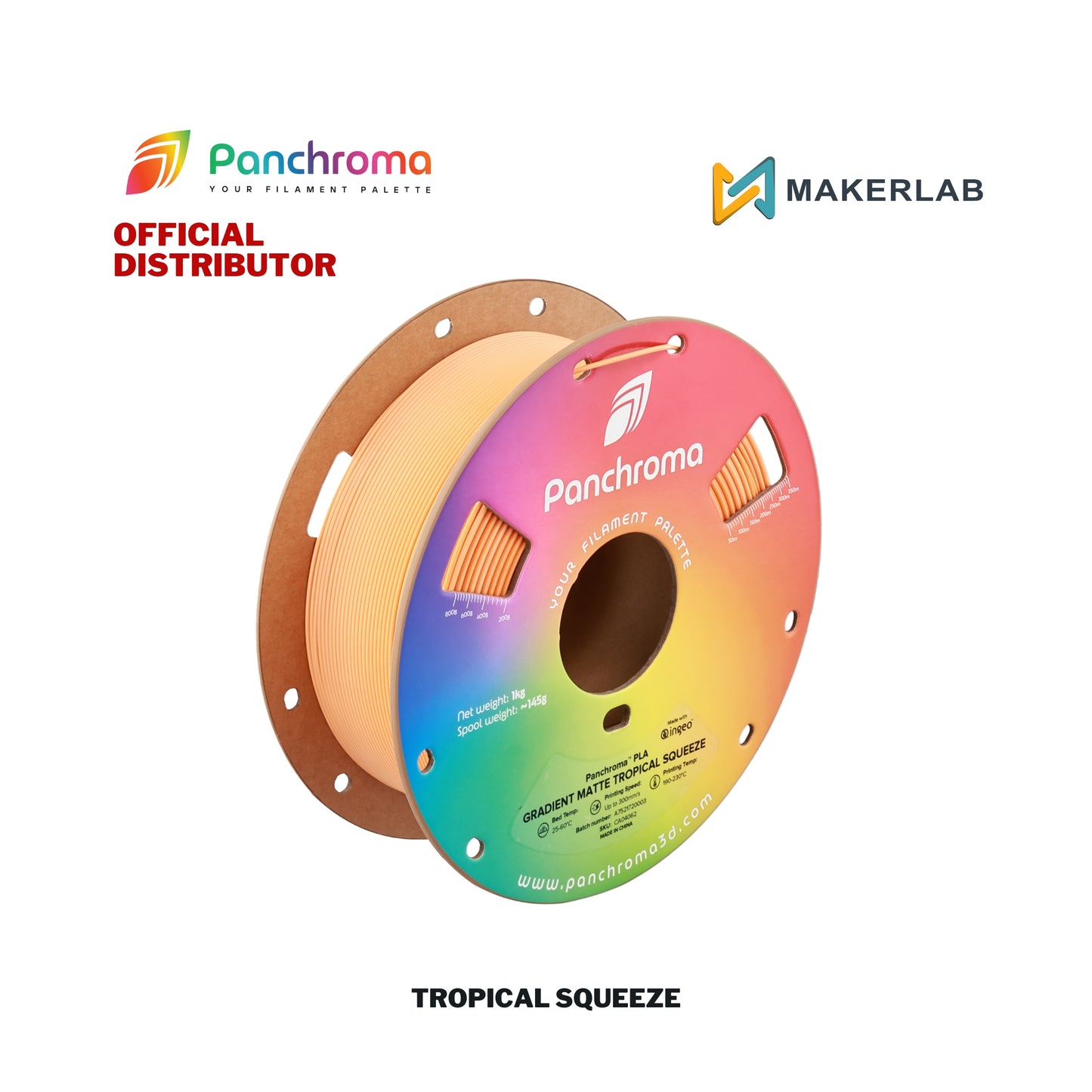 Polymaker Panchroma Gradient Matte PLA Filament