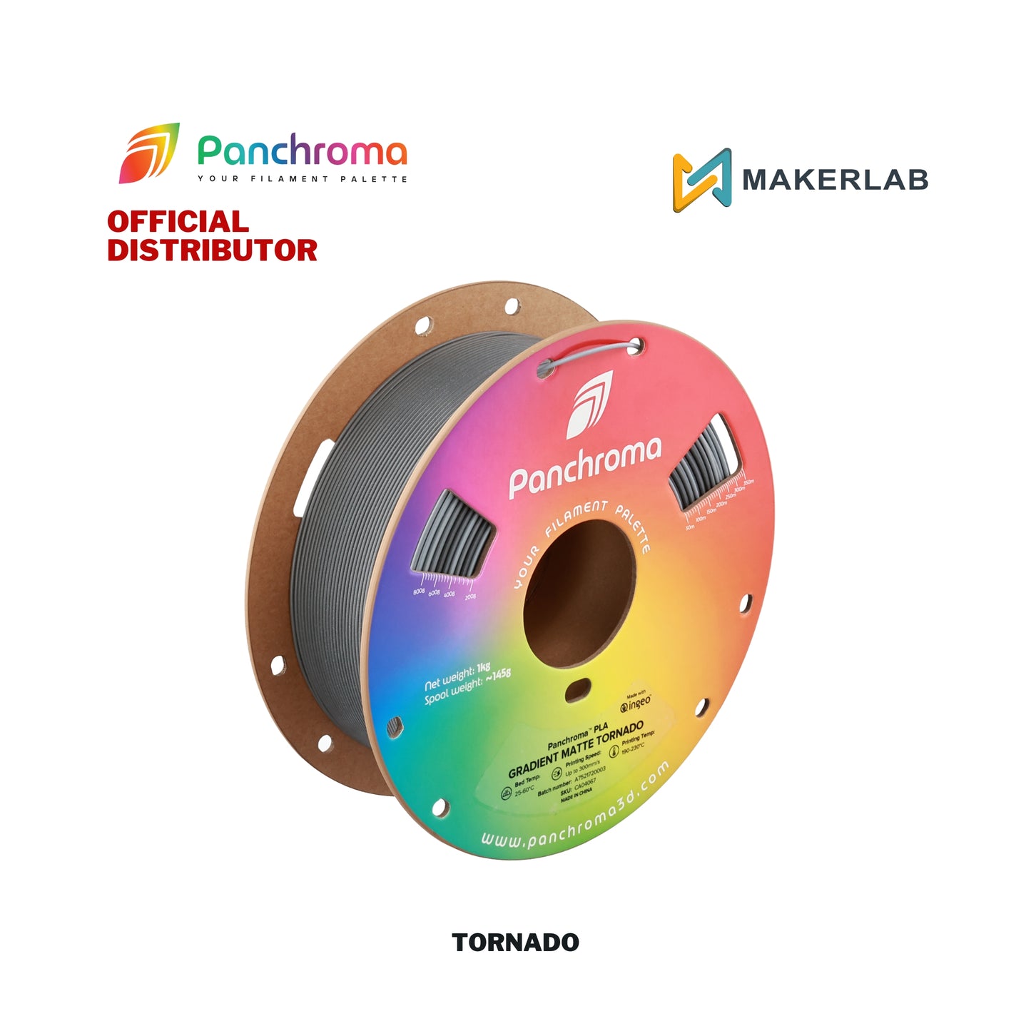 Polymaker Panchroma Gradient Matte PLA Filament
