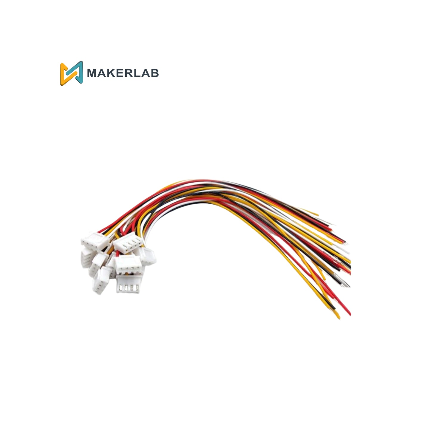 10 pcs 4-Pin JST XH Female Connector Cable 200mm