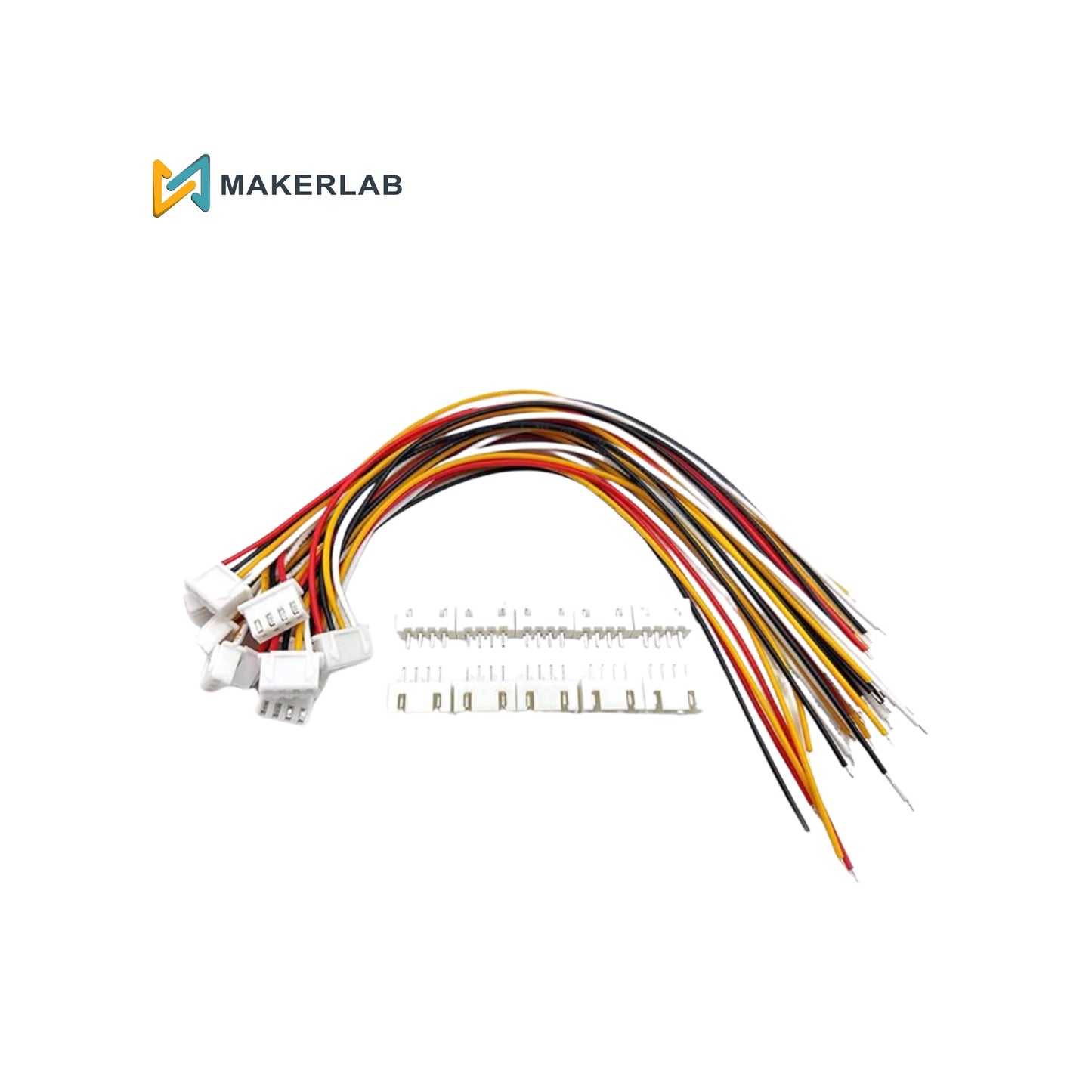 10 pcs 4-Pin JST XH Female Connector Cable 200mm