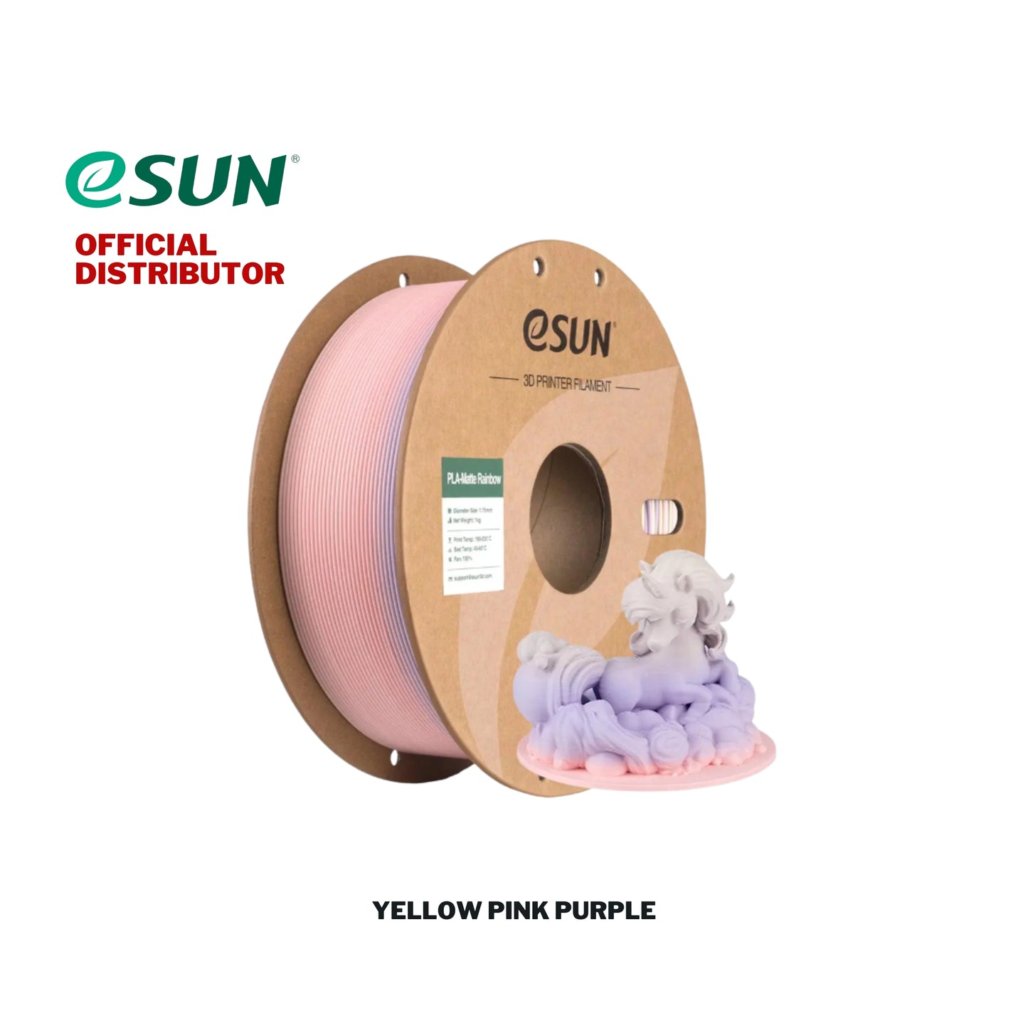 eSun PLA Matte Rainbow Filament