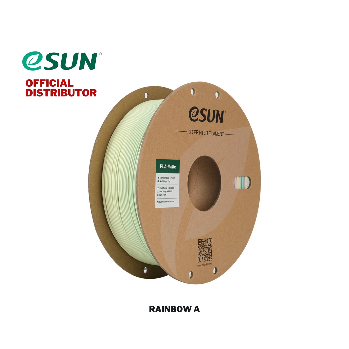 eSun PLA Matte Rainbow Filament