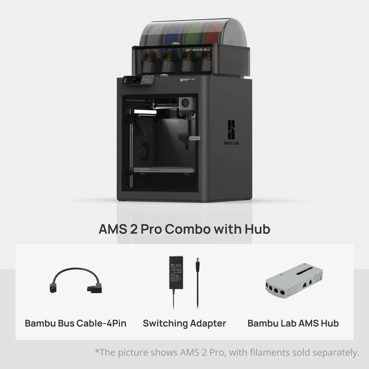 Bambu Lab P1S Combo 2 EU 3D Printer with AMS 2 Pro