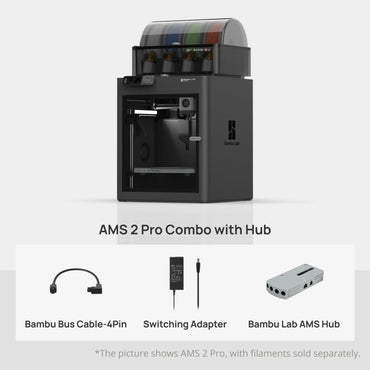 Bambu Lab P1S Combo 2 EU 3D Printer with AMS 2 Pro