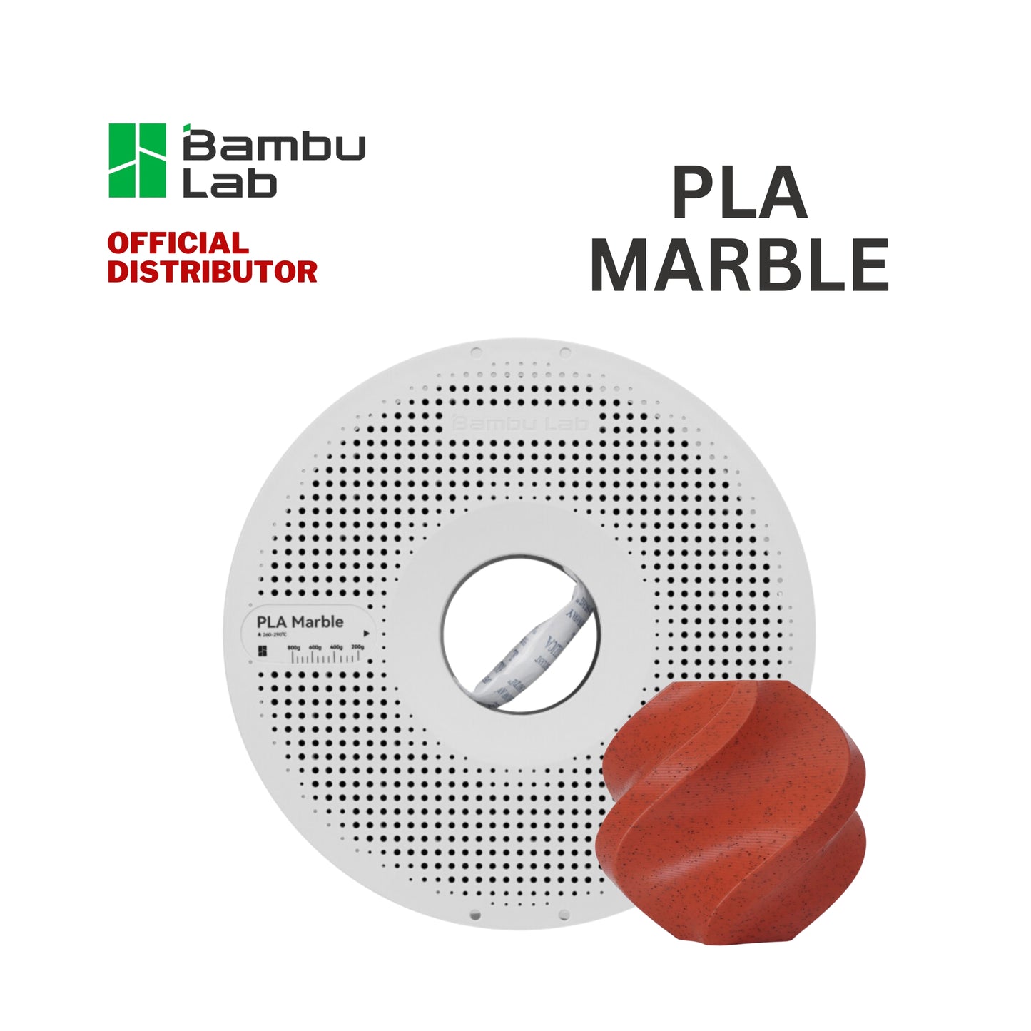 Bambu Lab PLA Marble Filament