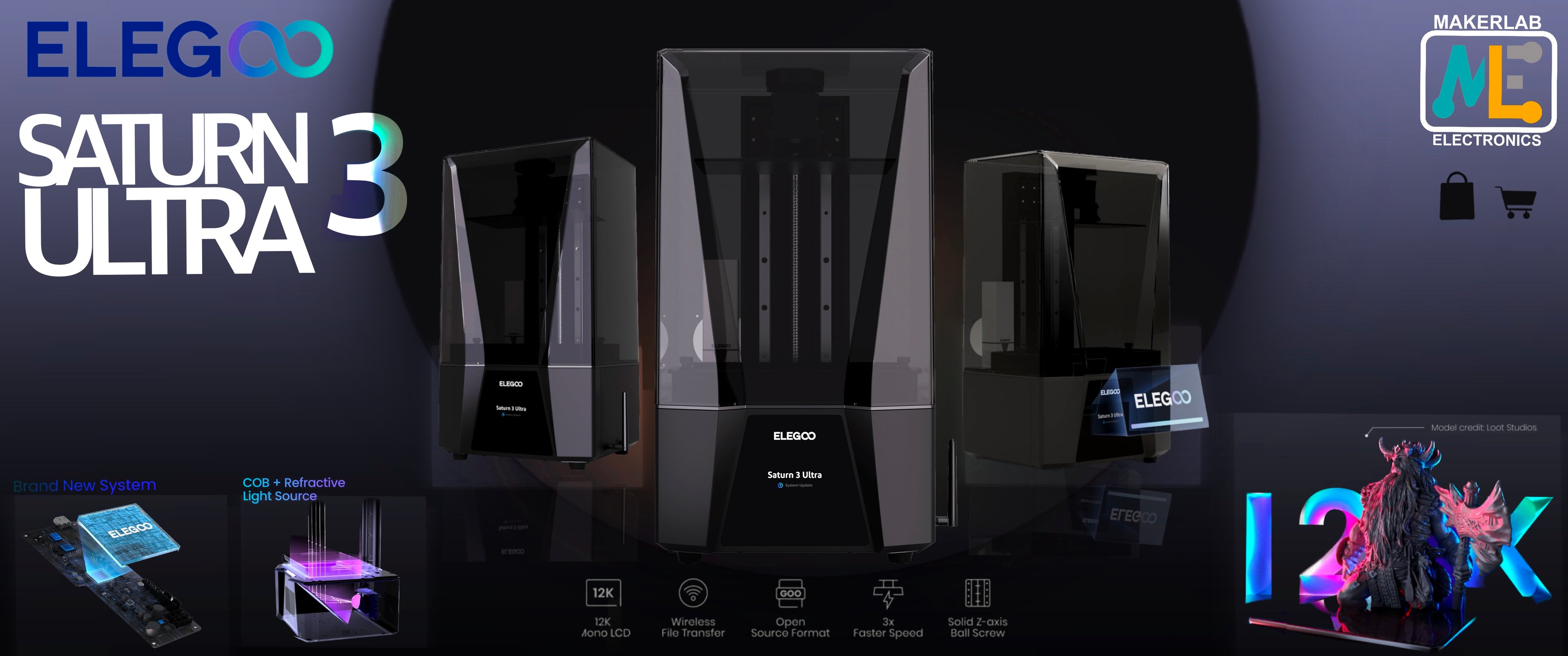 Revolutionizing 3D Printing with ELEGOO Saturn 3 12K Resin 3D Printer