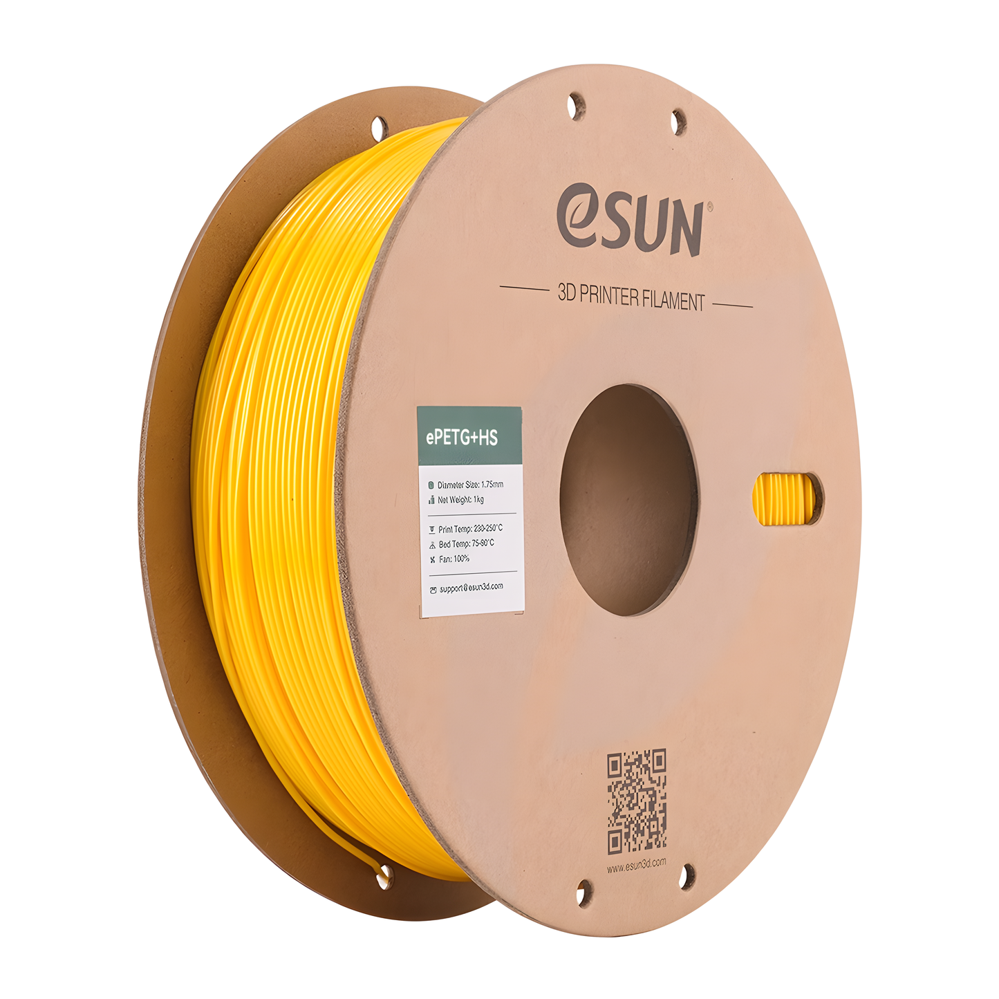 ESUN PETG+HS Filament 1.75mm, 1kg High Speed