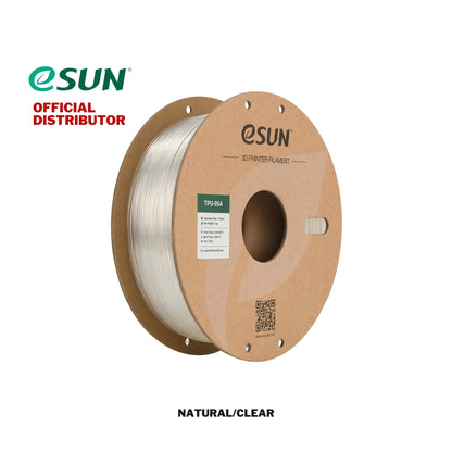 eSUN TPU 95A Transparent / Translucent 3D Printer Filament 1.75mm 1KG