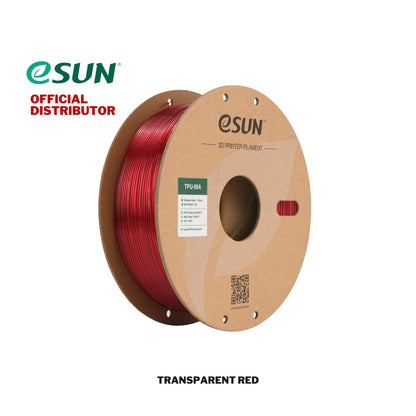 eSUN TPU 95A Transparent / Translucent 3D Printer Filament 1.75mm 1KG