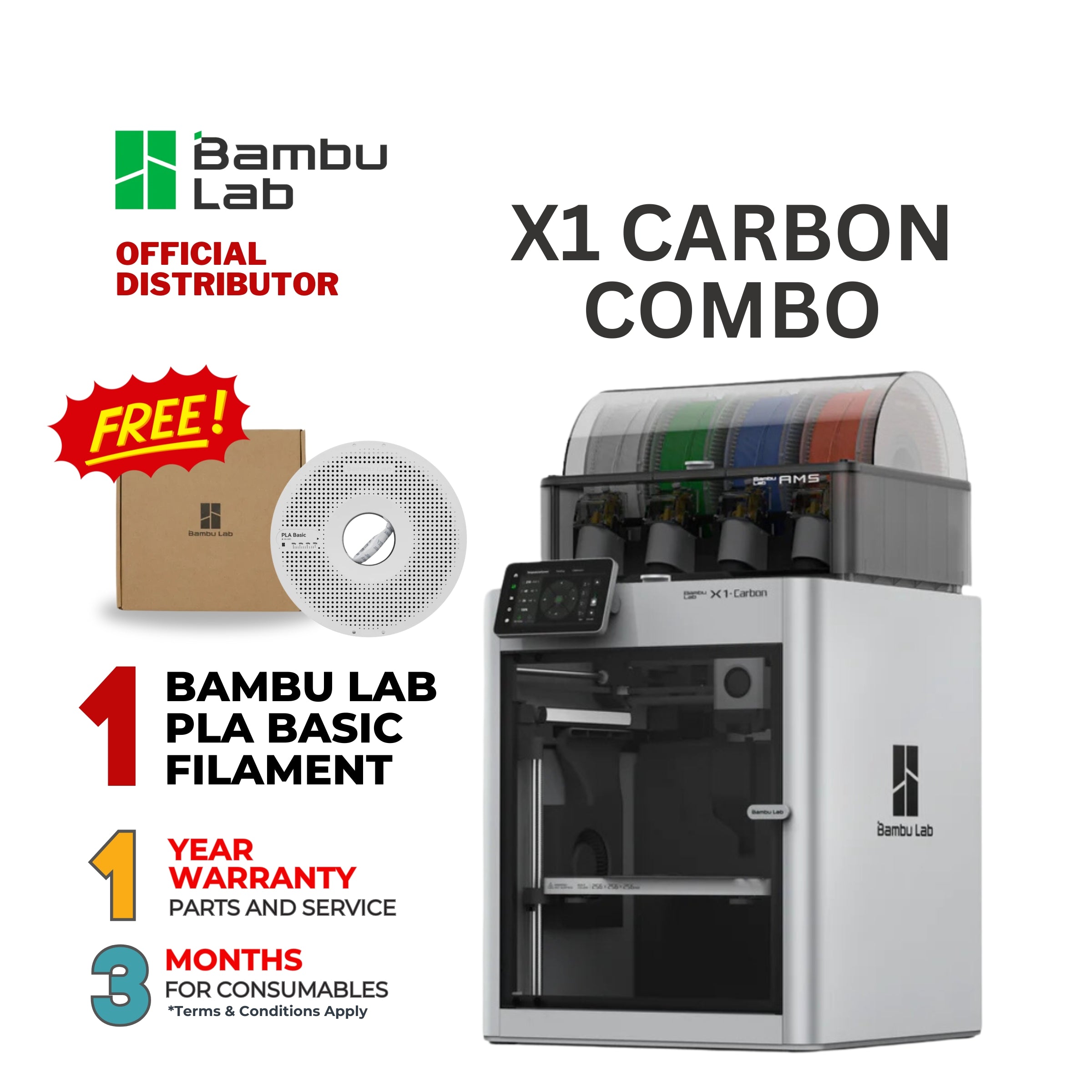 Bambu Lab X1 Carbon Series – Makerlab Electronics