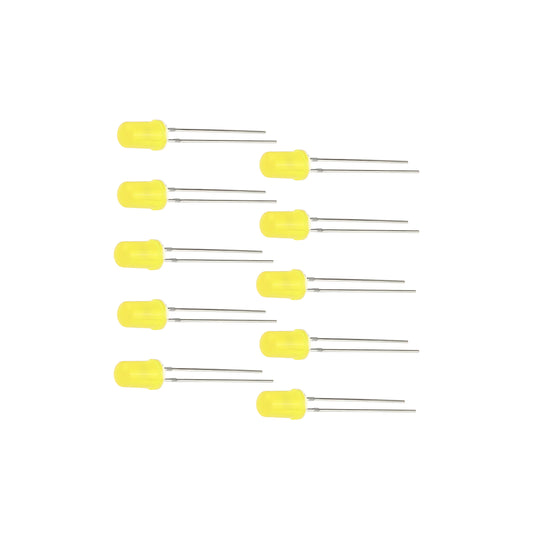 10pcs Yellow LED 5mm