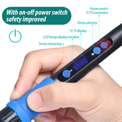 Yihua 928D-I 100W Digital Electric Soldering Iron Kit Set Temperature Adjustable Welding Tool with S-Type Iron Holder