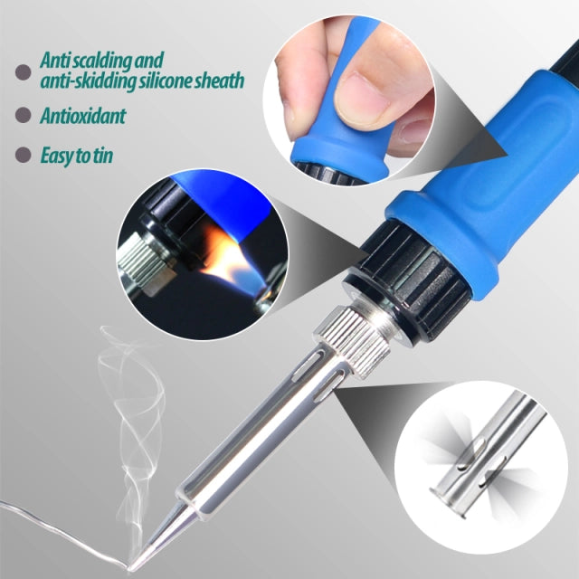 Yihua 928D-I 100W Digital Electric Soldering Iron Kit Set Temperature Adjustable Welding Tool with S-Type Iron Holder
