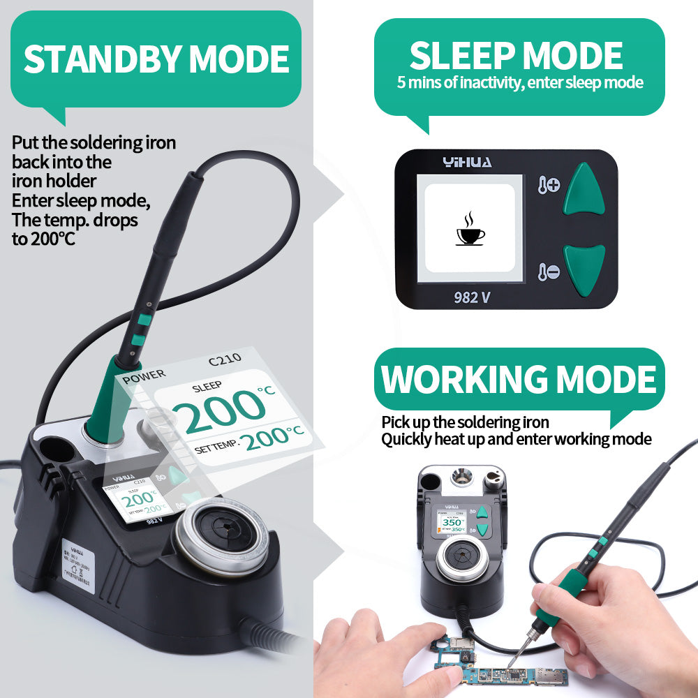 Yihua 982-V C210 Soldering Iron Station
