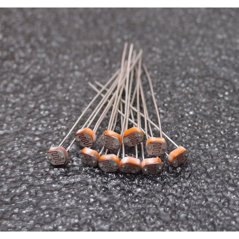 10Pcs 5mm LDR Light Dependent Resistor