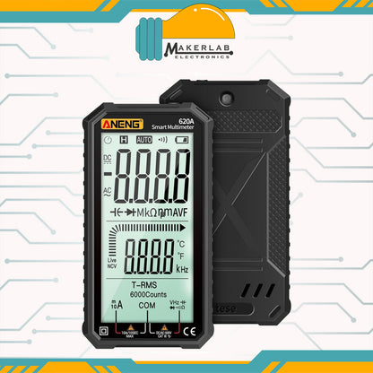 ANENG 620A 4.7-inch Large LCD Screen Automatic + Manual Intelligent True RMS Digital Multimeter