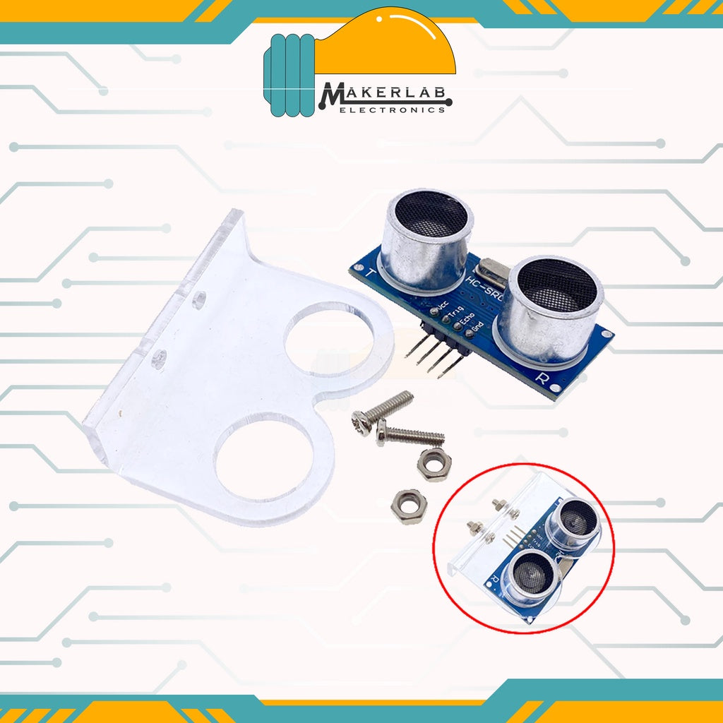Ultrasonic Sensor Distance Measuring Module HC-SR04 – Makerlab Electronics