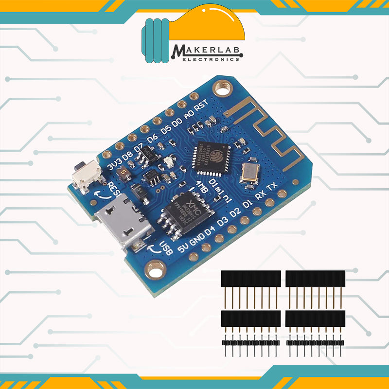 Wemos D1 Pro Mini / Mini ESP8266 / Mini CP2104 Esp-12 Wifi Development Board