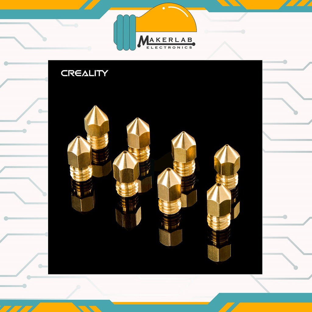 Creality Nozzle for Ender-3 CR Series | MK8 Brass Hardened Stainless Steel Titanium 3D Printer