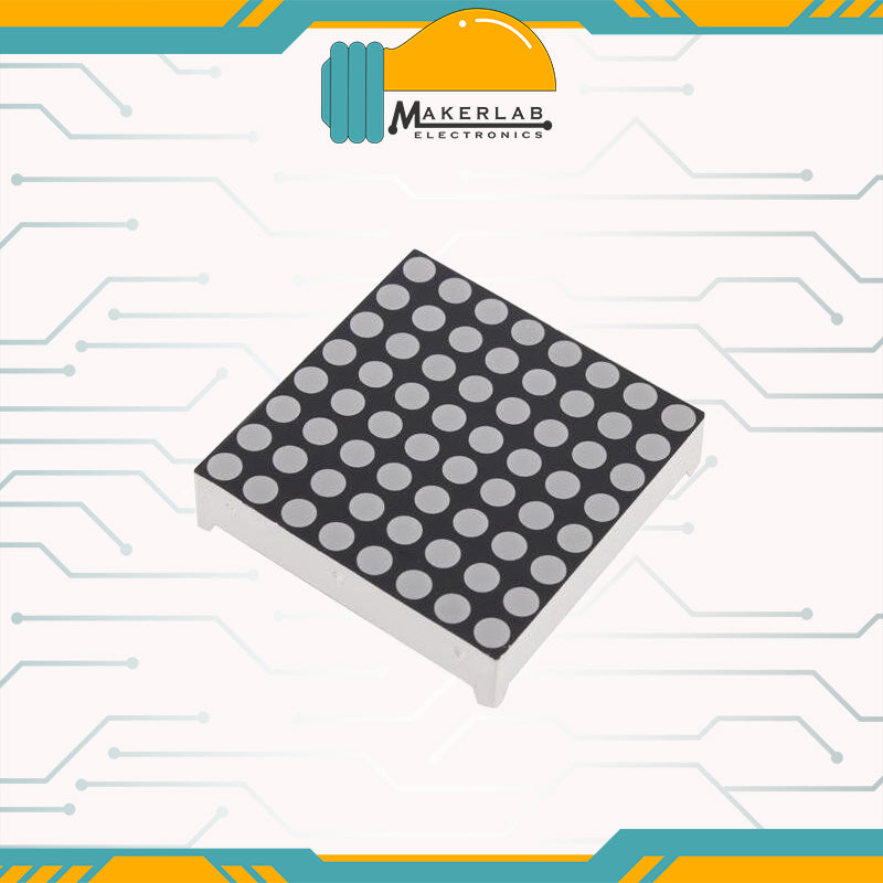 8x8 LED Dot Matrix Display Common Anode for Arduino 1088BS – Makerlab ...