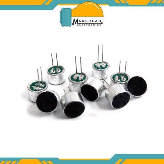 10Pcs Silver Electret Microphone