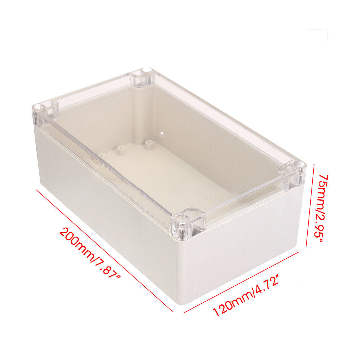 Weatherproof Enclosure IP65 NEMA 4 ABS - Transparent Lid
