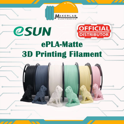 ESUN ePLA Matte Filament V2.0 Better Formulation 1.75mm 1KG Spool 3D Printer PLA