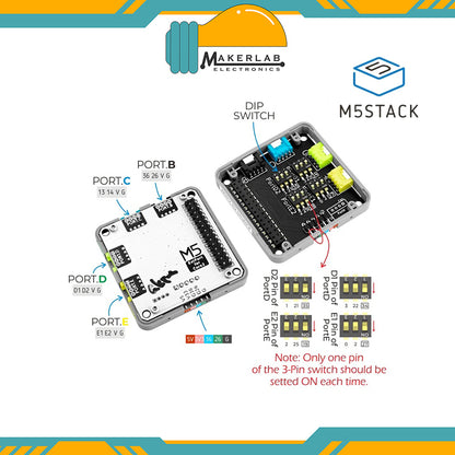 M5Stack Extension Port Module for Core2 | Battery Module 13.2 (1500mAh)