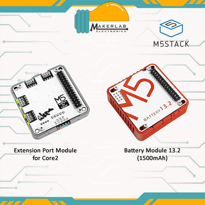 M5Stack Extension Port Module for Core2 | Battery Module 13.2 (1500mAh)
