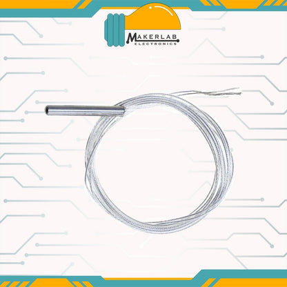 PT100/PT1000 Platinum Resistor Temperature Probe Temperature Sensor 2 wires/1 Meters