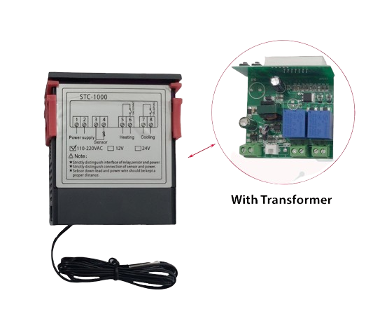 220V Digital STC-1000 STC 1000 STC-3028 STC 3028 Temperature Controller Thermostat Sensor