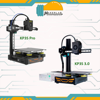 Kingroon KP3S 3.0 | KP3S Pro 3D Printer - Premium Titan Extruder Aluminum, Double Linear Guide Rails, Double Cooling Fans, 180x180x180mm