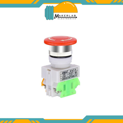 Red Mushroom Cap LAY37-11ZS 1NO 1NC DPST Emergency Stop Push Button Switch