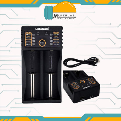 LiitoKala Lii-202/Lii-402 Battery Charger 26650 21700 18650 18350 14500 AA AAA