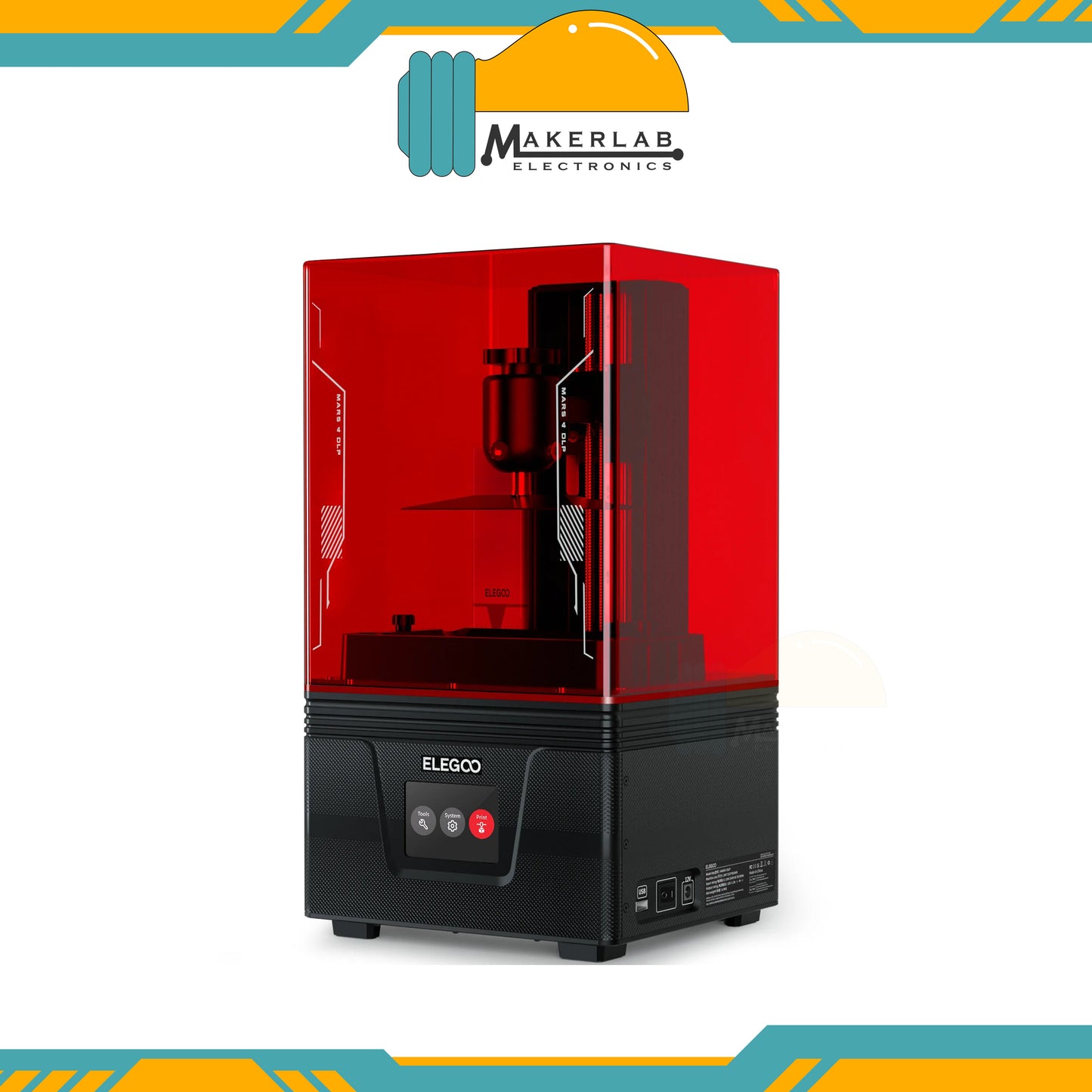 ELEGOO Mars 4 DLP 3D Printer Desktop Resin 3D Printer with Ultra-Quiet Printing