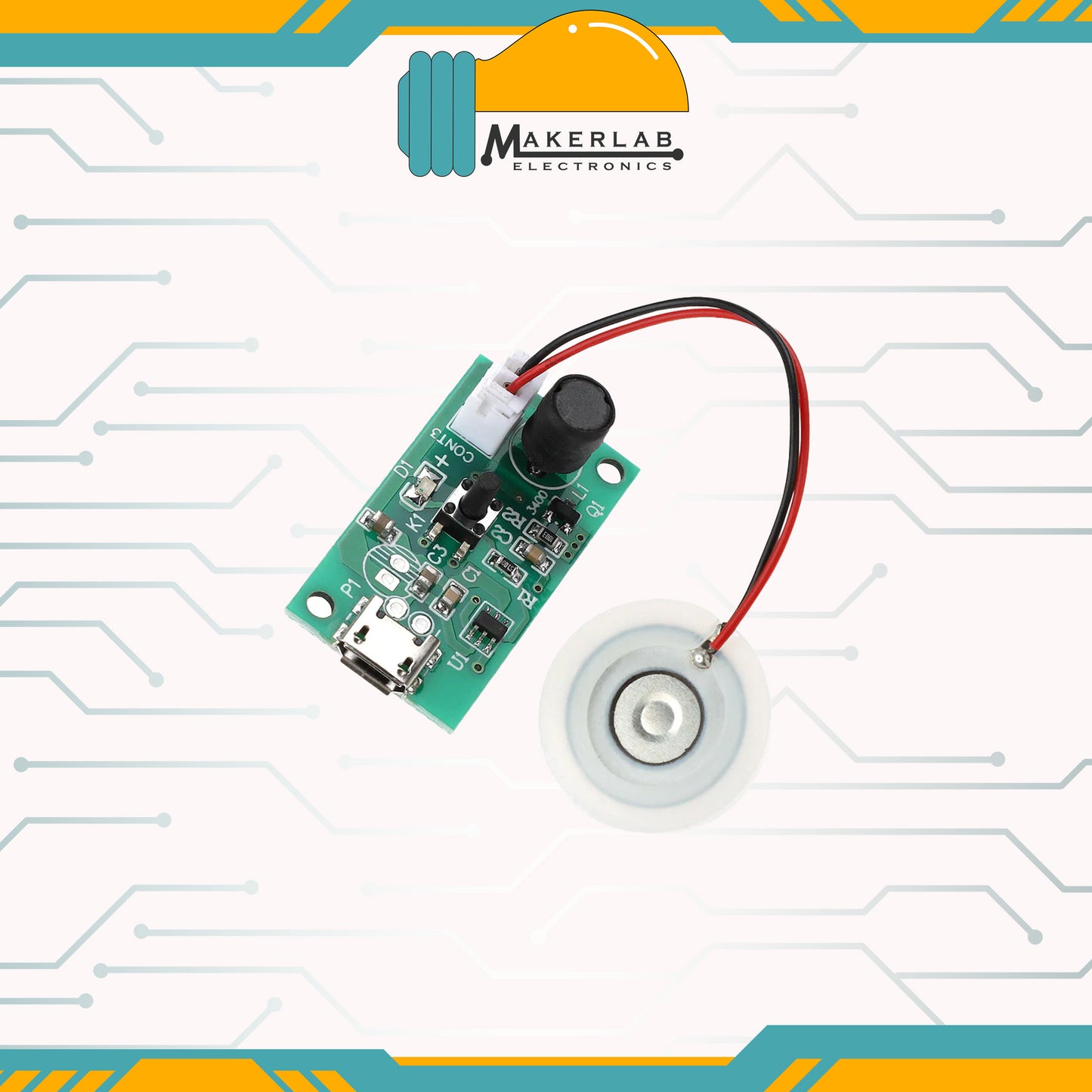 USB Mini Humidifier DIY Kits Mist Maker and Driver Circuit Board Fogger Atomization Film Atomizer
