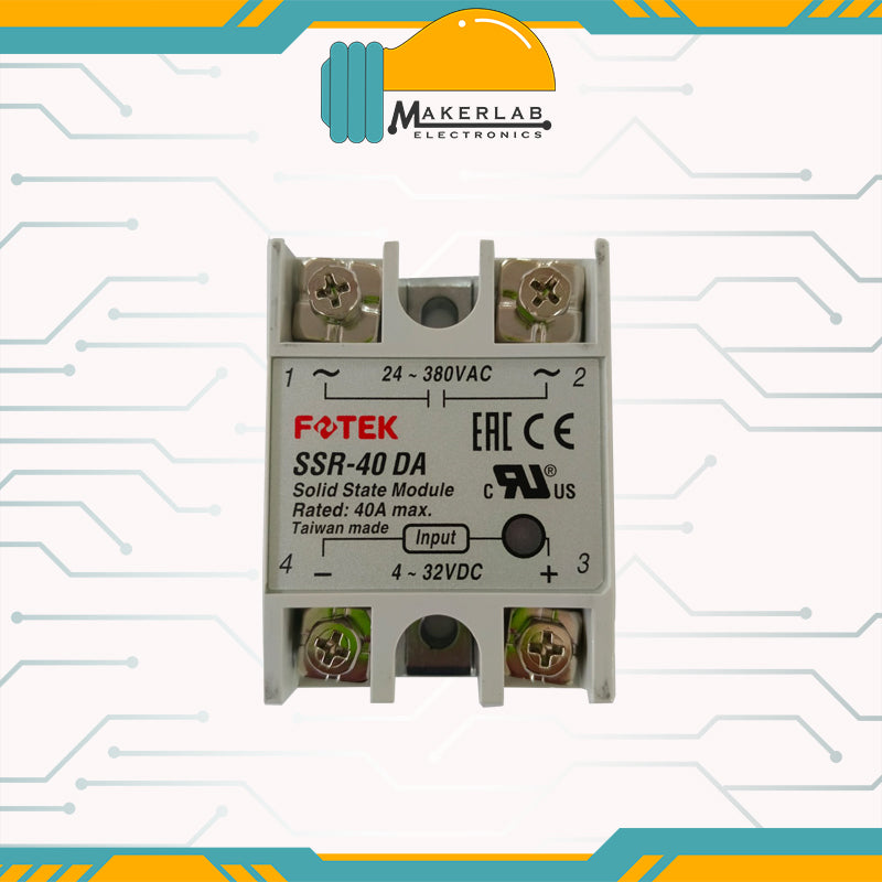 ORIGINAL Solid State Relay SSR 40DA | SSR-75DA | SSR-25DD (4-32V DC Input)
