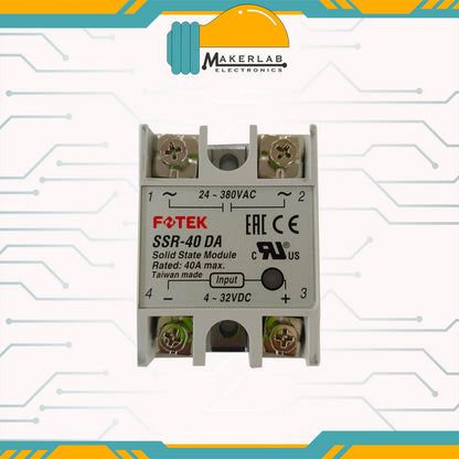 ORIGINAL Solid State Relay SSR 40DA | SSR-75DA | SSR-25DD (4-32V DC Input)
