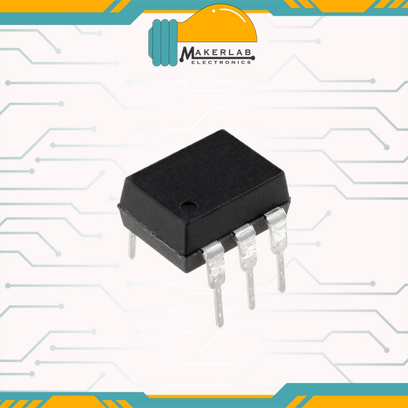 Isocom, MOC3041 AC Input Triac Output Optocoupler, Through Hole, 6-Pin DIP